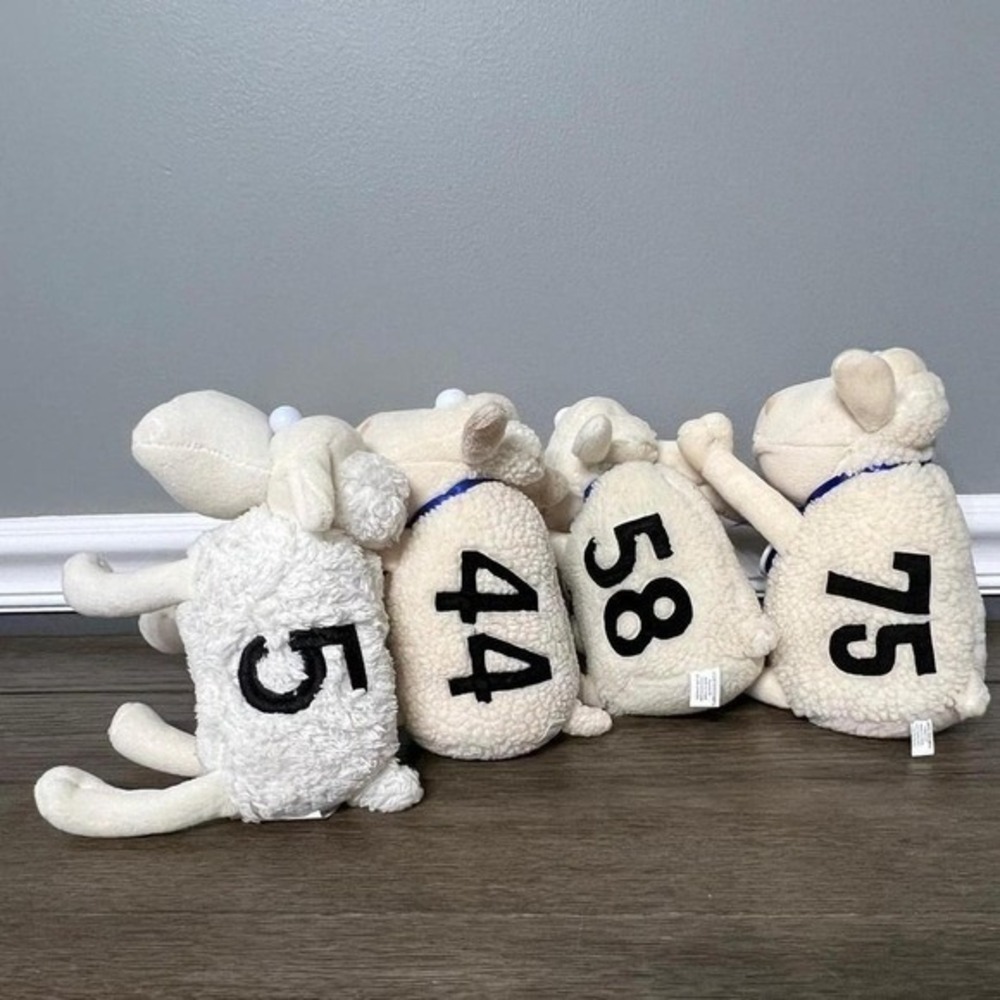 Sealy Serta Counting Sheep 5, 44, 58, & 75 Plush Set‎